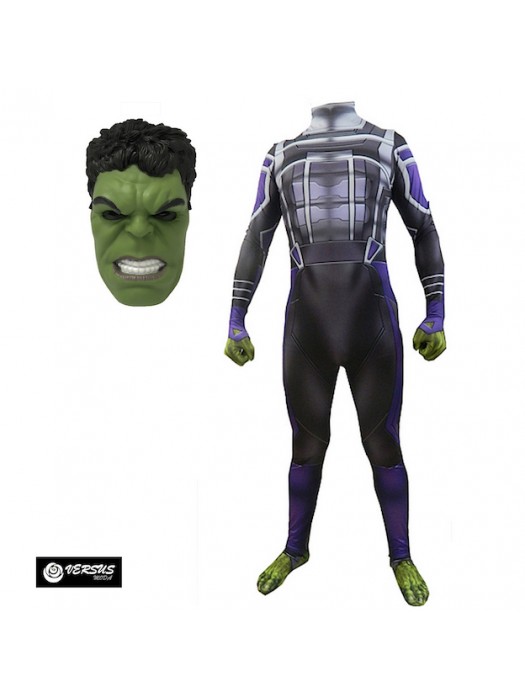 Hulk Maschera Vestito Avengers Carnevale Bambino Uomo HULK02