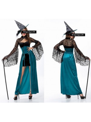 Vestito Strega Halloween Carnevale Donna HWW001