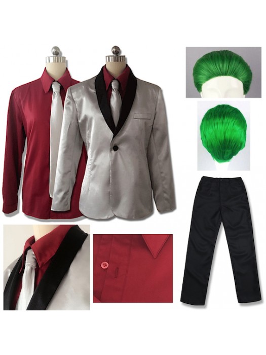 Simile Joker Suicide Costume Carnevale Uomo Cosplay JOKER02