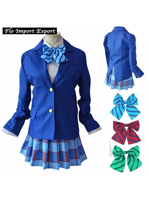 Simile Love Live Uniforme Set 3 pezzi Cosplay LOLI02