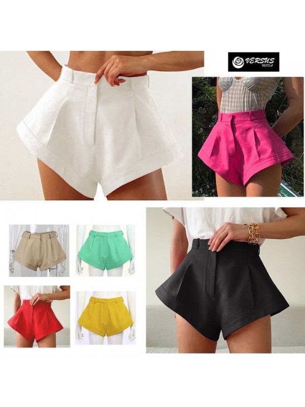 Shorts Donna Irdcomps - Pantaloncini Sportivi In Cotone Con Coulisse E Tasche - Foto 7