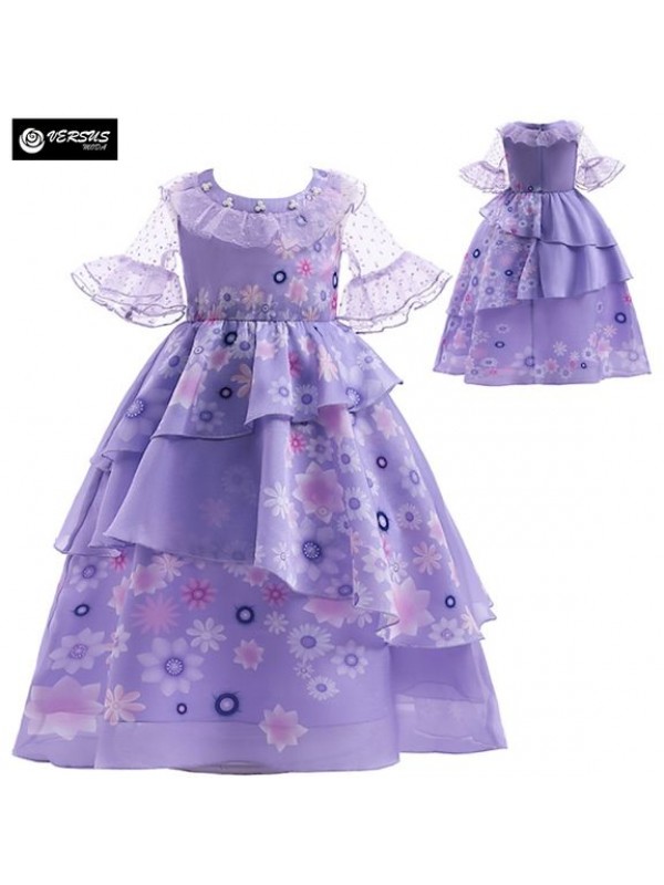 Abito da Principessa Viola, Costume da Principessa per Bambina
