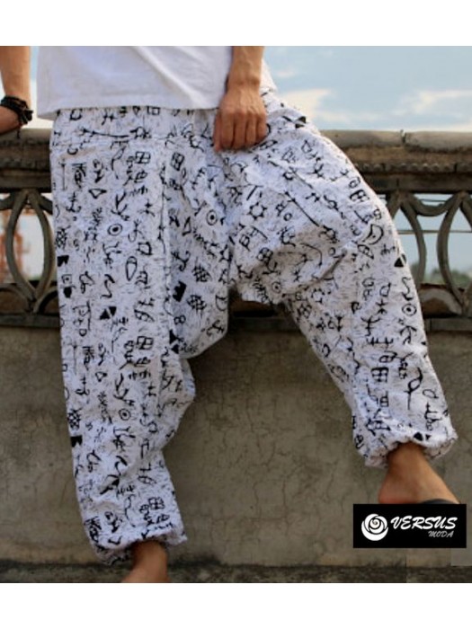 Pantaloni Uomo Harem Alla Turca Etnici Man Trousers Harem Ethnic Pants PAMAN19