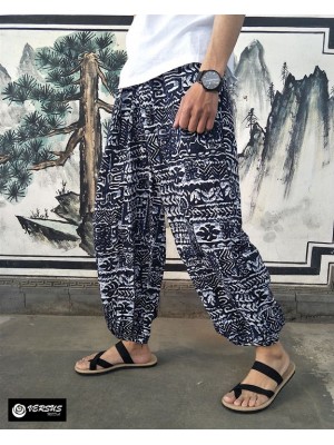 Pantaloni Uomo Harem Alla Turca Etnici Man Trousers Harem Ethnic Pants PAMAN28