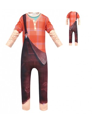 Simil Ralph Vestito Carnevale Bambino Costume Spaccatutto RALPH01