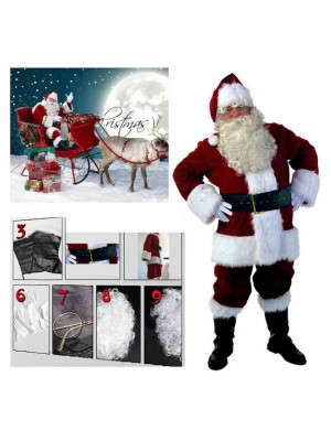 Vestito Costume Babbo Natale Deluxe SANTC03