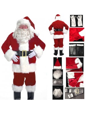 Vestito Costume Babbo Natale Completo SANTC05