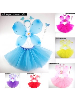 Fatina Set Gonna con Ali Costume Carnevale Danza SETFE01