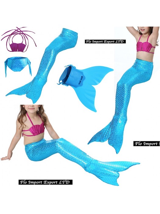 Costume Coda Sirena Monopinna Mare Piscina SM0014 FB