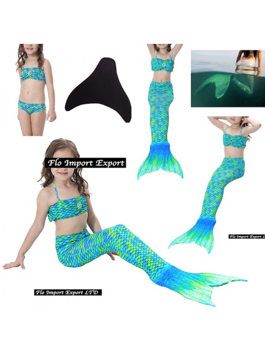 Costume Coda Sirena Monopinna Mare Piscina SM0018 BV