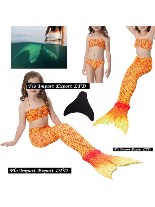 Costume Coda Sirena Monopinna Mare Piscina SM0018 ARA