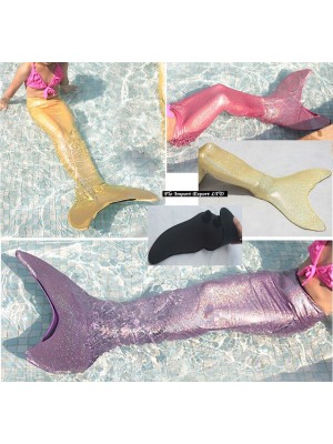 Costume Coda Sirena Glitter Buona Qualità Mare Piscina SMMY06