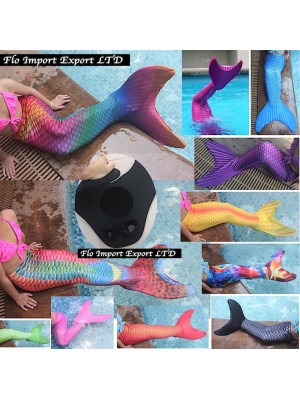 Costume Coda Sirena Multicolor di Qualità Con Monopinna SMMY07