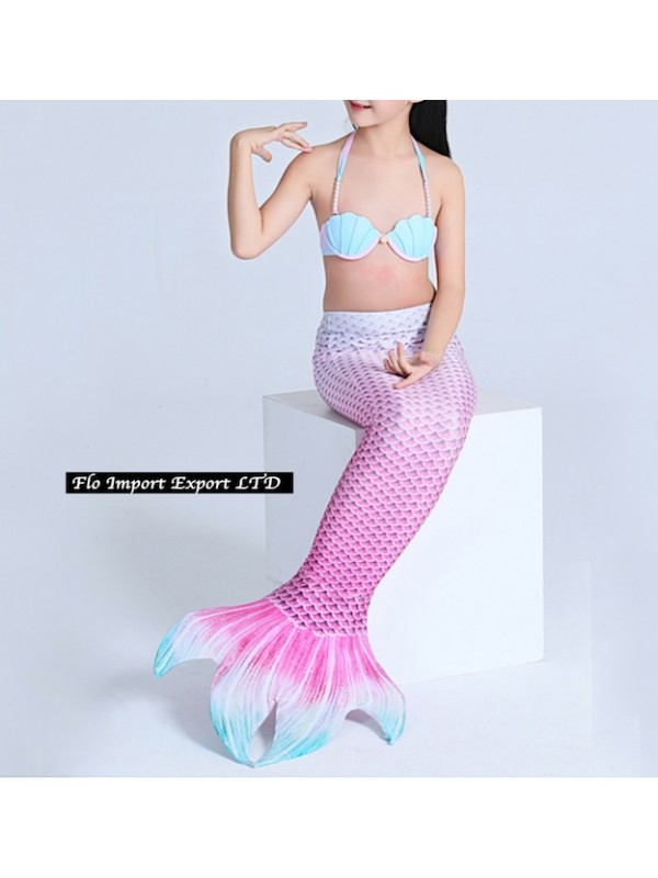 Costume Coda Sirena 4 Punte Donna Swimsuit Mermaid Tail Mare Piscina SMZ013  D 