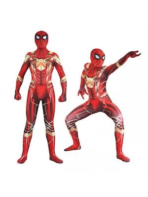 Simile Spiderman Steel Costume Carnevale Animazione SPM008