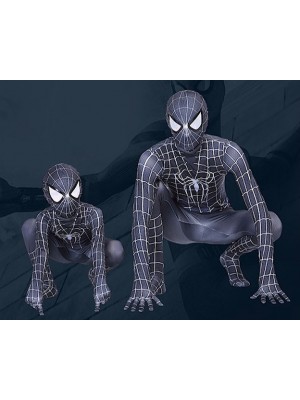 Spiderman Nero Costume Carnevale Simil Simbionte SPM011