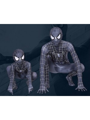 Spiderman Nero Costume Carnevale Simil Simbionte SPM011 - Offerta Speciale