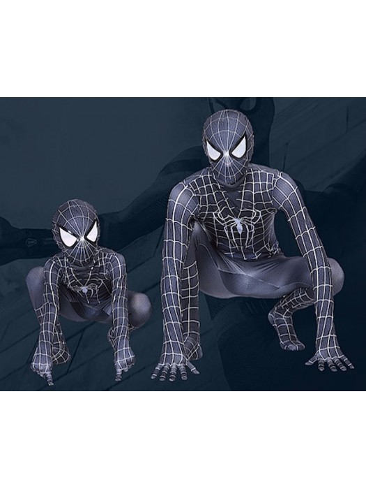 Spiderman Nero Costume Carnevale Simil Simbionte SPM011 - Offerta Speciale