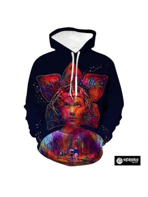 Undici Undi Felpa Cappuccio Stranger Hooded Things STFEL04