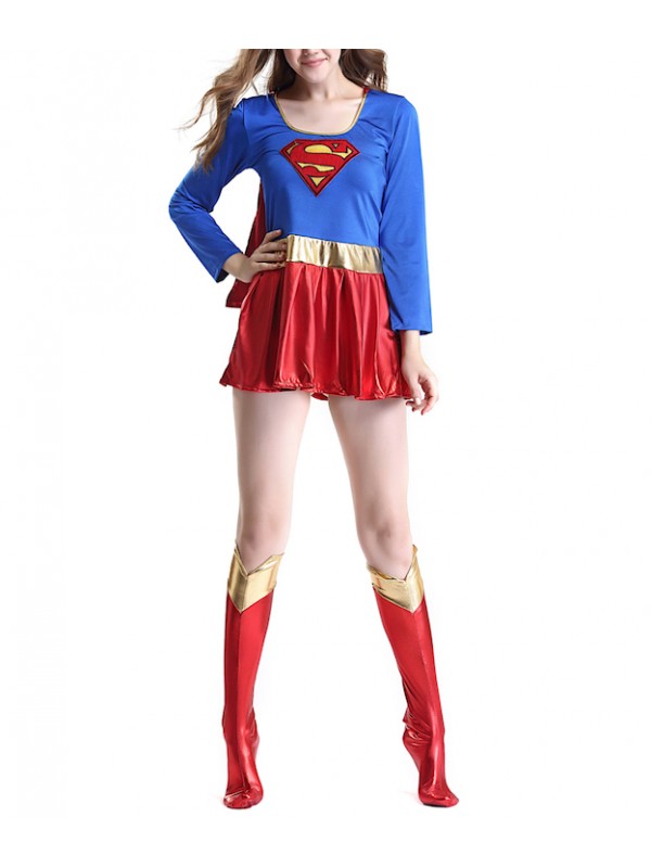 Super-girl Vestito Carnevale Donna SUGIR01