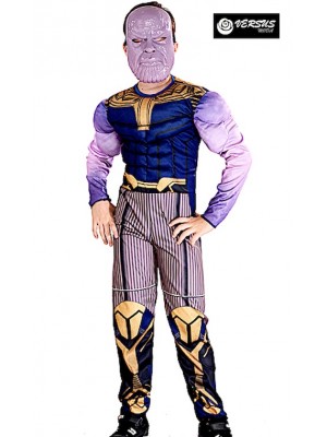 Thanos Costume Carnevale Uomo Bambino Avenger SUHEAV11