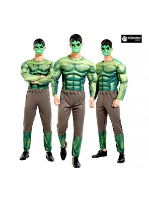 Hulk Costume Carnevale Uomo Super Eroe Avenger SUHEAV2