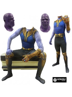 Simile Thanos Costume Carnevale Bambino Uomo THAN01
