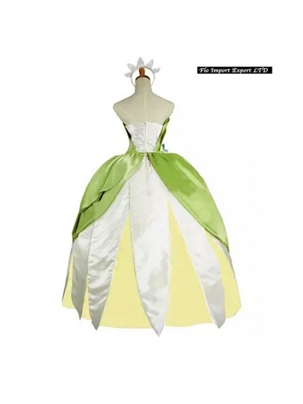 Tiana Principessa Ranocchio Vestito Carnevale Donna TIANA02