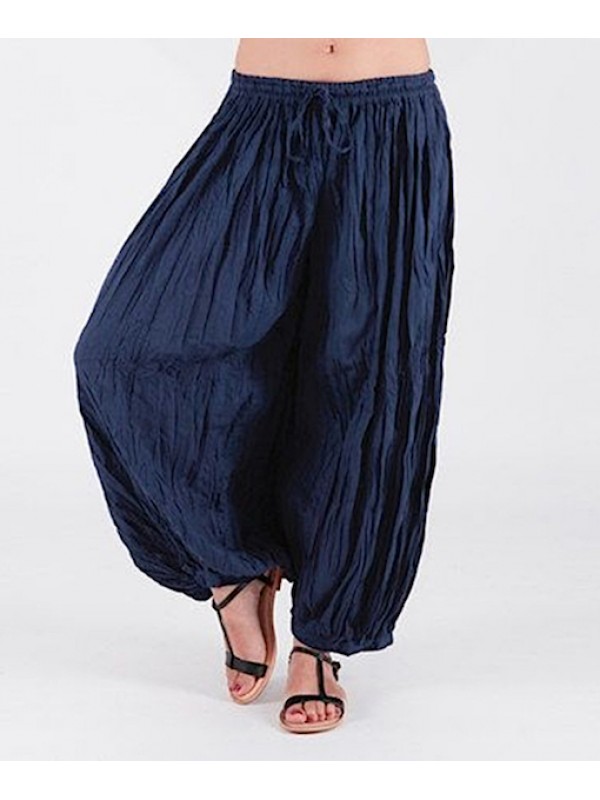 Pantaloni Harem Donna Larghi - In Poliestere, Comodi Per Yoga, Pilates E Casual - Foto 2