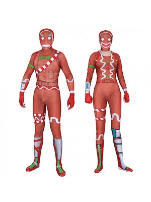 Simile Gingerbread Costume Carnevale Uomo Bambino UFNITE03