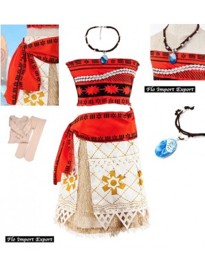 Tipo Vaiana Vestito Carnevale Bambina VAIDR06DIR