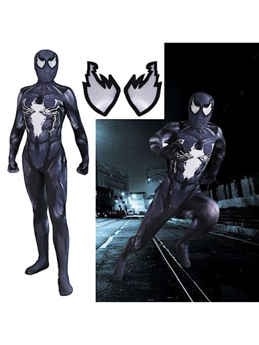 Simile Venom Costume Carnevale Uomo Donna Animazione VENOM01