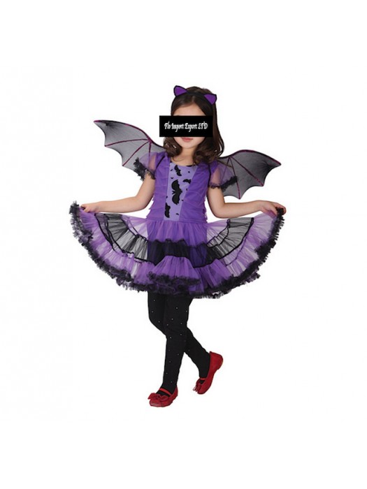 Halloween Carnevale Costume Vampira Bambina VMPG01