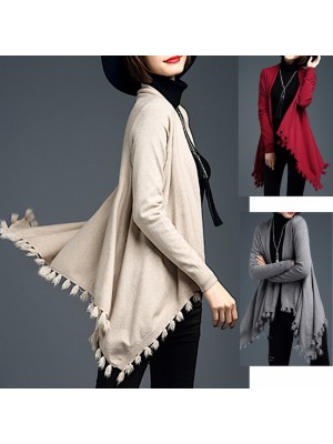 Poncho Maglia Asimmetrica Donna WOL004