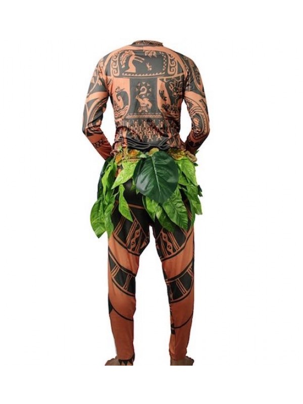 Tipo Maui Oceania Vaiana Costume Carnevale Cosplay Uomo MAUIC12