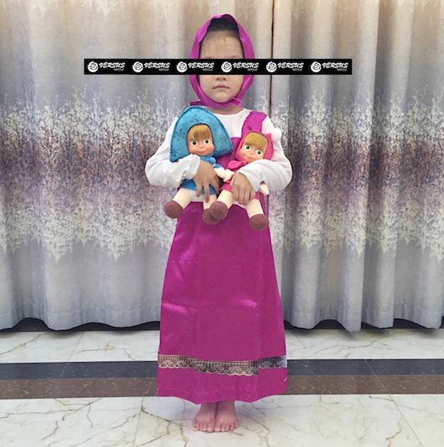 vestito di carnevale masha e orso