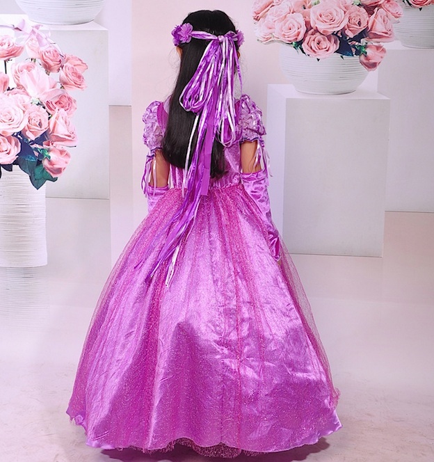 DISGUISE Vestito Rapunzel Standard Bambina, Porpora Vestito Rapunzel, Seta  Abiti Carnevale Rapunzel, Costumi Di Carnevale Per Bambini Disponibile in