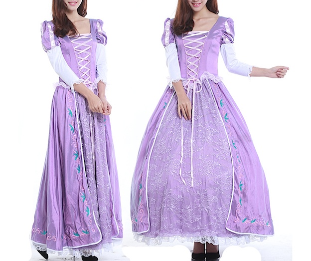 Rapunzel Vestito Carnevale Donna RAPUW01