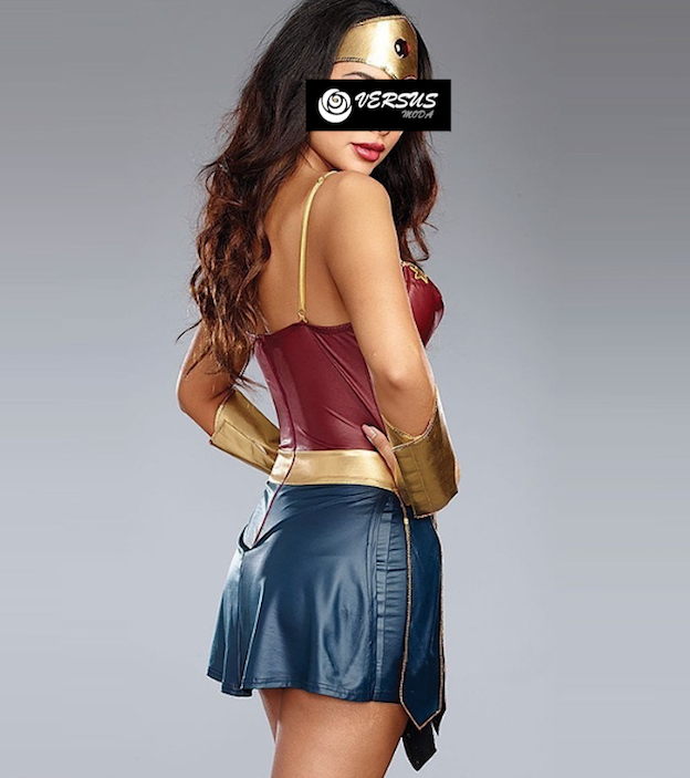 Wonder Woman Vestito Carnevale Donna WOW003